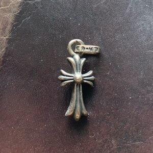 2004 Chrome Hearts Sterling Silver Small Cross Pendant